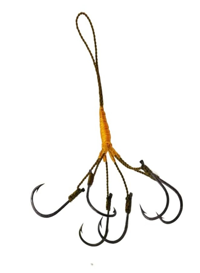 AUF Fishing Hooks High Carbon Steel 6hooks-Set of 3 PCS (20) - Image 2