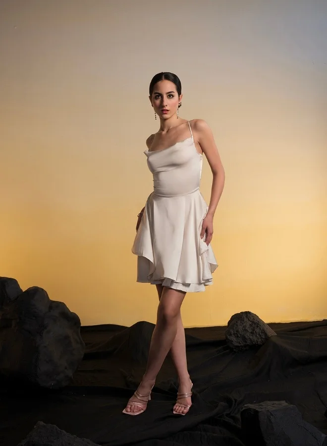 Ohsofly  Women’s Chic Mini Dress Designed with a Sleek Fit and Sophisticated Appeal, Featuring a High-Quality Finish and Modern Style, Perfect for Casual Wear, Social Events, and Effortless Fashion Styling for Women | Best Price UAE