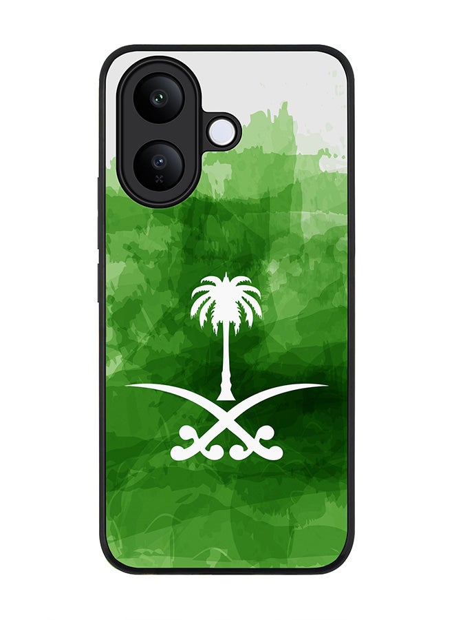 Stylizedd For vivo V60 Lite / V70 Lite Case,Slim fit Camera Protection, Shockproof Thin Phone cover  - Saudi Emblem - Image 1