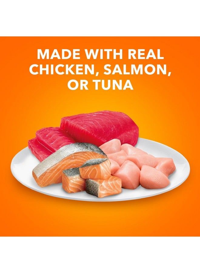 Iams Perfect Portions Adult Wet Cat Food Cuts in Gravy, Chicken, Tuna, and Salmon Recipes, 2.6 oz. Easy Peel Twin-Pack Trays (24 Count, 48 Servings) - Image 1