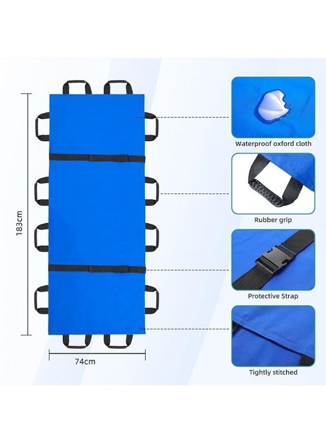 Bukela Reusable Multipurpose Transfer Sheet with Reinforced Handles Soft Washable Positioning Bed Pad for Turning Lifting Moving for Moving & Lifting Patients, Lengthen Move Free Transfer Blanket, for Caregiver, Family Aid, Bedridden, Elderly - Image 2