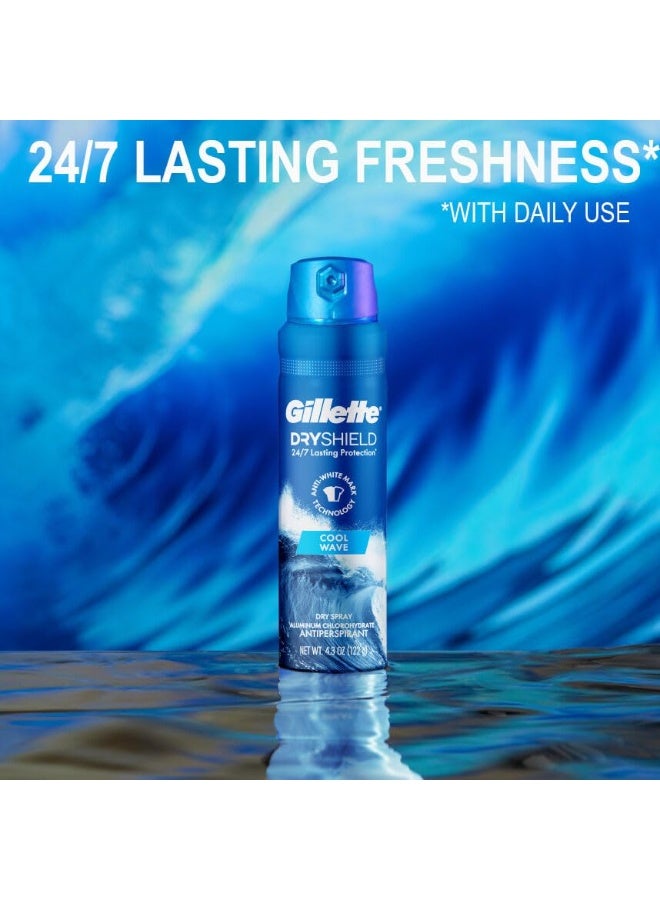 Antiperspirant Gillette Spray Cool Wave Gillette Gillette Dry