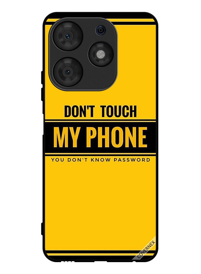 Covernex Protective Case Cover For Tecno Spark 10 Pro Don't Touch My Phone You Don't Know Password - Image 1