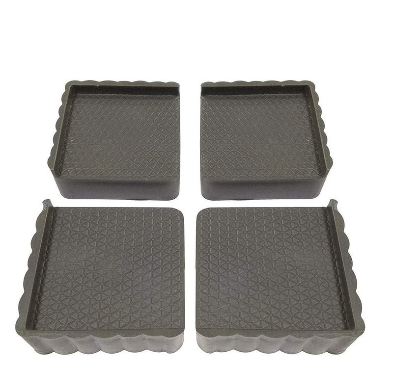 HARSH TRADERS HARSH TRADERS Premium Refrigerator Stand Washing Machine Stand Furniture Base Stand Dishwasher Stand Fridge Stands for Single Door and Double Door Pack of 4 Black  - Image 4