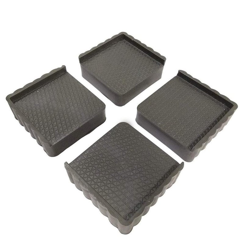 HARSH TRADERS HARSH TRADERS Premium Refrigerator Stand Washing Machine Stand Furniture Base Stand Dishwasher Stand Fridge Stands for Single Door and Double Door Pack of 4 Black  - Image 3