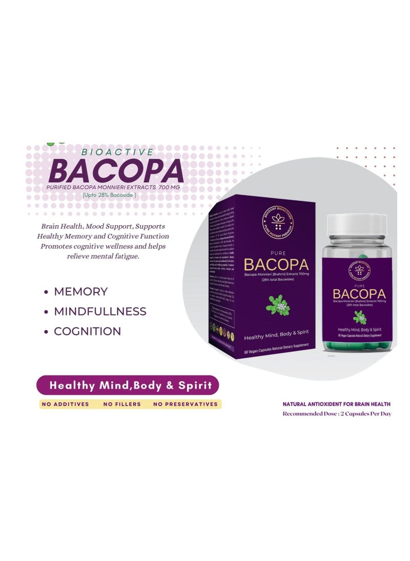 Pure Bacopa Monnieri (Brahmi)-60 Vegan Capsules - pzsku/Z9D7B20AD9D8833344018Z/45/_/1687693942/84997f9e-63d0-428b-8665-707cb5d97134