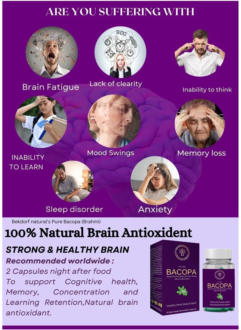 Pure Bacopa Monnieri (Brahmi)-60 Vegan Capsules - pzsku/Z9D7B20AD9D8833344018Z/45/_/1687693942/eb26a711-6810-4d77-b680-97950665cadf