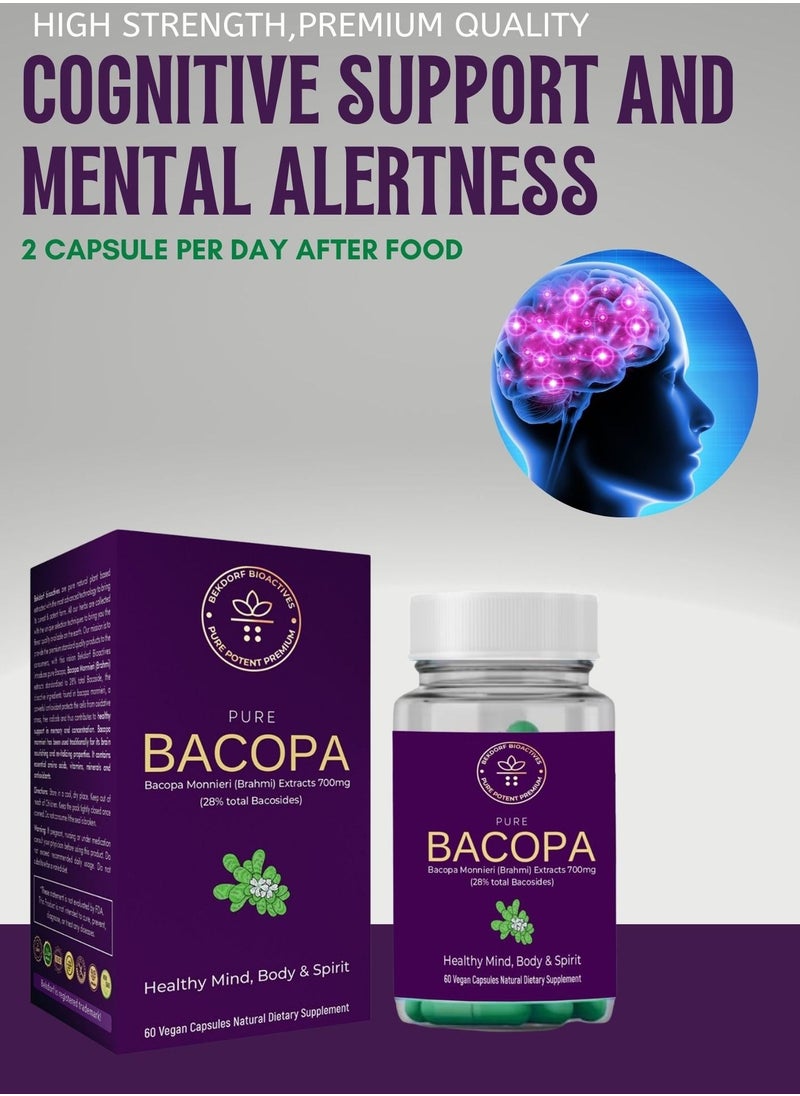 Pure Bacopa Monnieri (Brahmi)-60 Vegan Capsules - pzsku/Z9D7B20AD9D8833344018Z/45/_/1687693946/1ae6e3dc-014c-4f64-8db8-3d3ba7b94d51