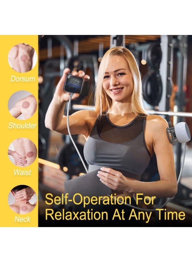 Electric Cupping Massager,Neck and Shoulder Massager for Pain Relief Deep Tissue,Cupping Therapy for Back, Neck, Shoulder, Legs, Arms - Image 2