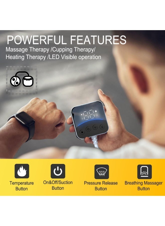 Electric Cupping Massager,Neck and Shoulder Massager for Pain Relief Deep Tissue,Cupping Therapy for Back, Neck, Shoulder, Legs, Arms - Image 3