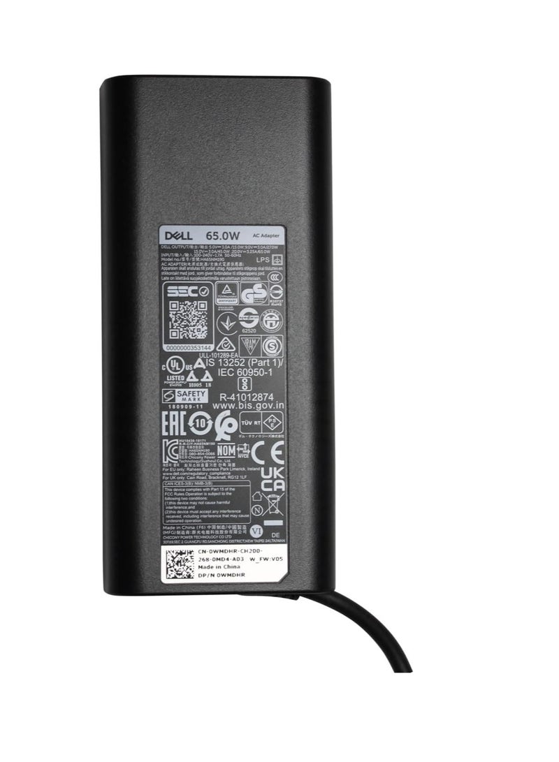 Terabyte Dell Genuine 65W Type C Ac Adapter For Latitude 7389 2-in-1, 5285 2-in-1 Rugged Extreme Tablet Compatible P/N JYJNW 0JYJNW 0M1WCF OM1WCF OJYJNW 72PVT USB-C Laptop Charger - Image 2