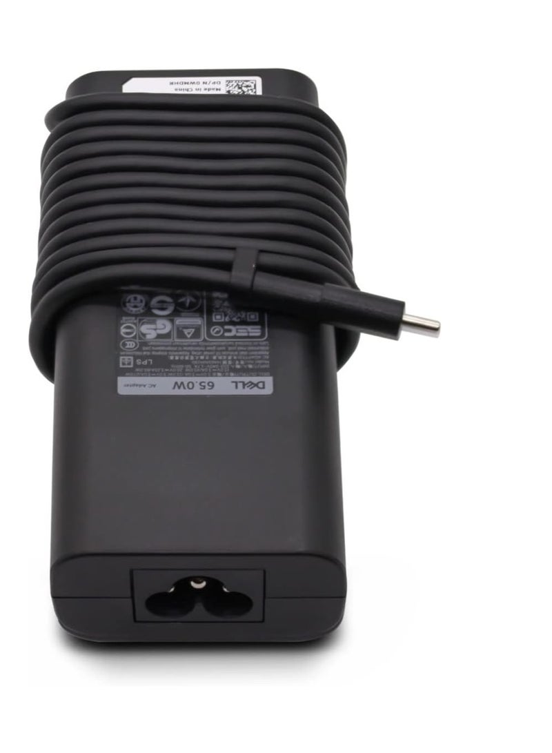 Terabyte Dell Genuine 65W Type C Ac Adapter For Latitude 7389 2-in-1, 5285 2-in-1 Rugged Extreme Tablet Compatible P/N JYJNW 0JYJNW 0M1WCF OM1WCF OJYJNW 72PVT USB-C Laptop Charger - Image 3