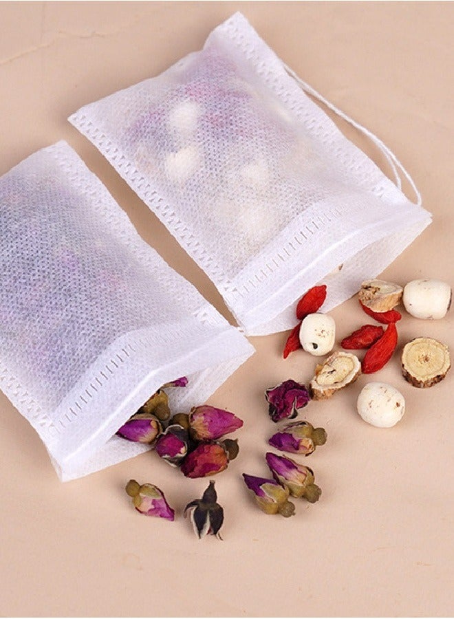 NQOOH 200-Pack White Tea Bags Filter Cloth Tea Infuser Bags 7x5.5cm - Image 2