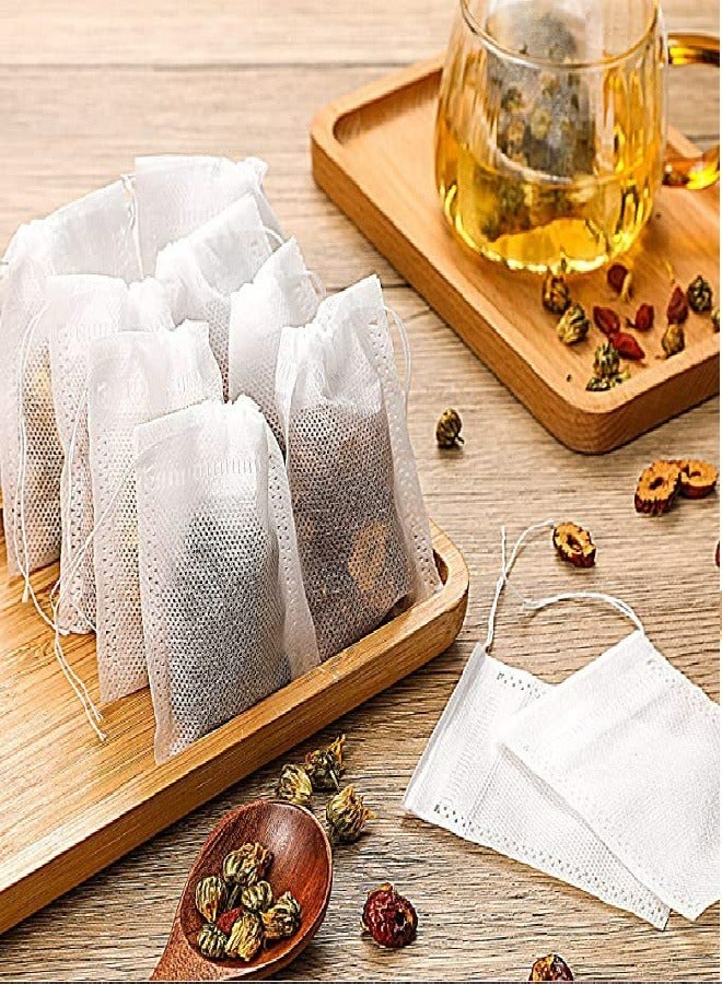 NQOOH 200-Pack White Tea Bags Filter Cloth Tea Infuser Bags 7x5.5cm - Image 5