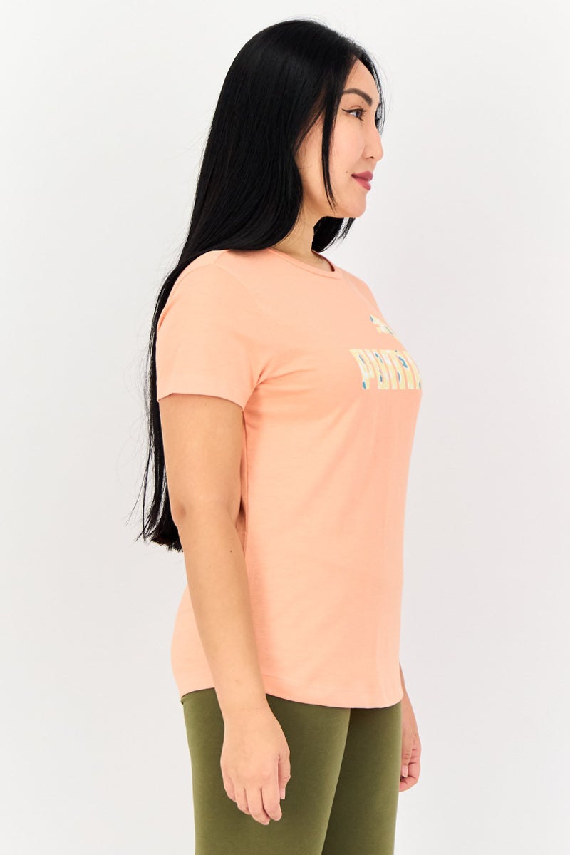 PUMA Women Sportswear Fit Outdoor T-Shirt, Peach - Image 3
