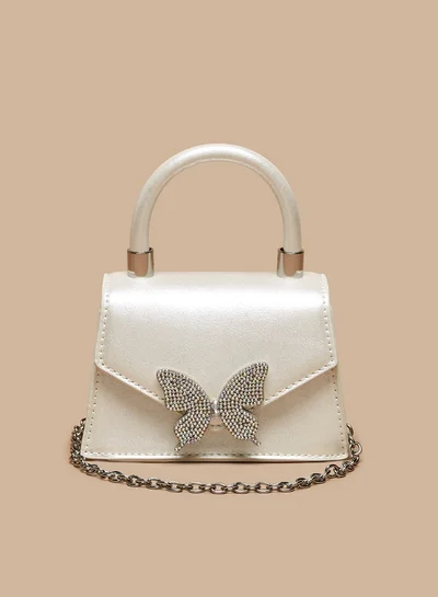 Flora Bella By Shoexpress Butterfly Embellished Handbag