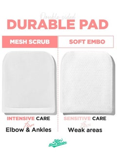 Moms Bath Recipe Mom's Bath Recipe Body Peeling Pad Trouble Care, Acne Remover All in One Bubble Body Wash & Scrub Gloves with BHA & Cica, Exfoliating Washcloth for Dead Skin Cells, Body Acne Breakouts, 8 Sheets  - Image 4