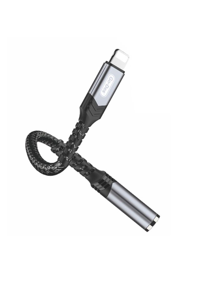 GO-DES Lightning to AUX 3.5mm Audio Adapter with Braided Nylon - Image 1