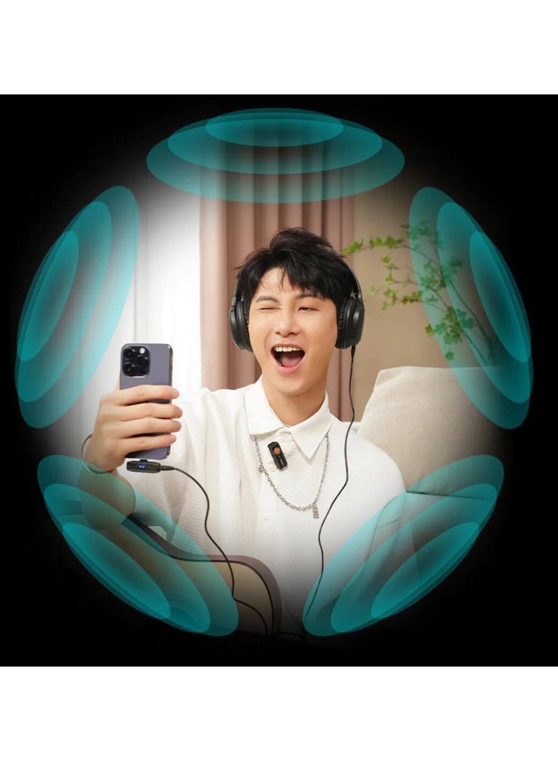 hohem MIC-01 Wireless Lavalier Microphone type-c - Image 4