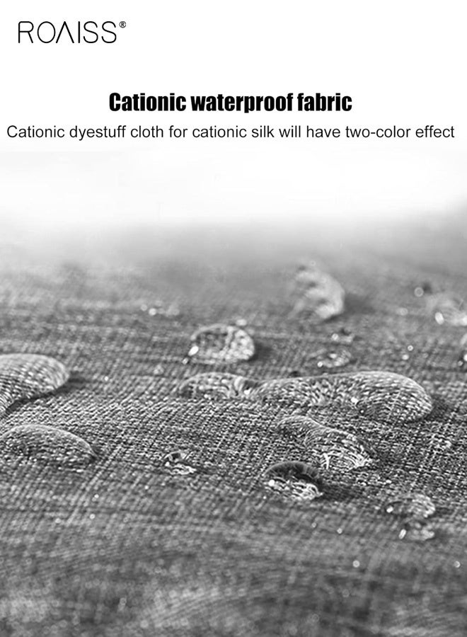 roaiss Waterproof Minimalist Large Capacity Zippered Underwear Storage Bag Portable Clothing and Sock Organizer Travel Essentials Bra Bag Suitable for Travel and Business Trips Gray - Image 5