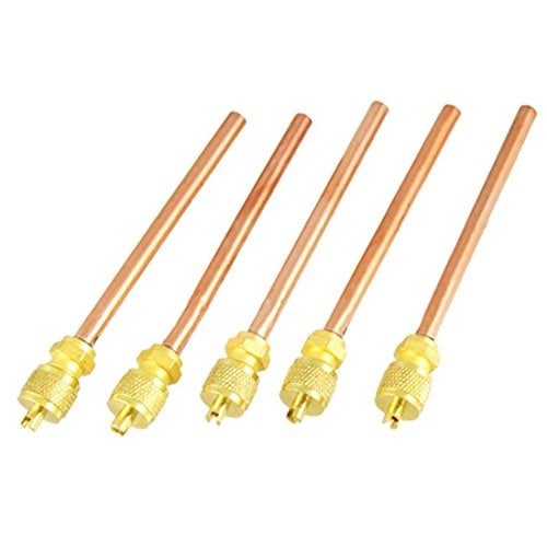 GBSTORE 5 Pcs Air Conditioner Spare Part 6mm Copper Tube OD Filling Access Valve Monodirectional CT-340 - Image 4