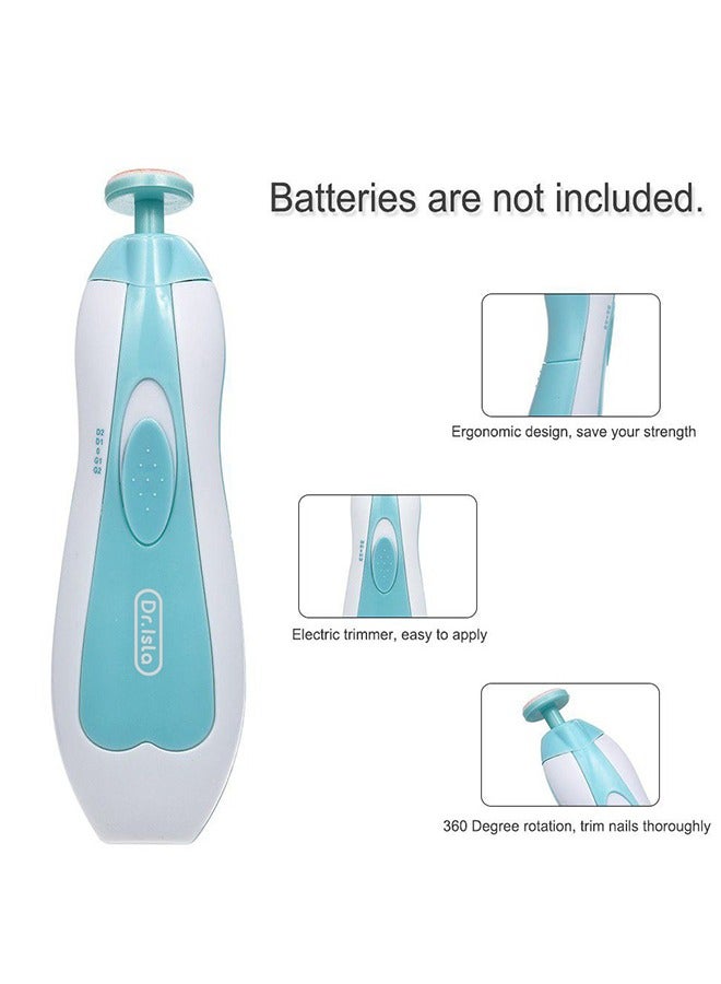 Dr.isla 6 في 1، ماكينة تشذيب أظافر الأطفال الكهربائية، مقلمة أظافر للكبار، ملمع أظافر، باديكير ومانيكير، مقلمة أظافر للأطفال - Image 3