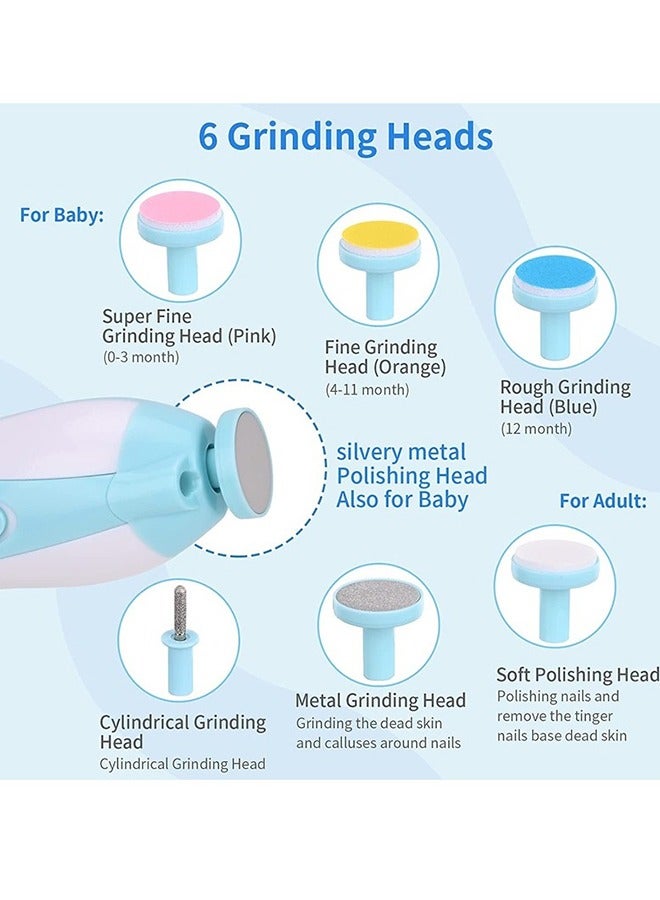 Dr.isla 6 في 1، ماكينة تشذيب أظافر الأطفال الكهربائية، مقلمة أظافر للكبار، ملمع أظافر، باديكير ومانيكير، مقلمة أظافر للأطفال - Image 4