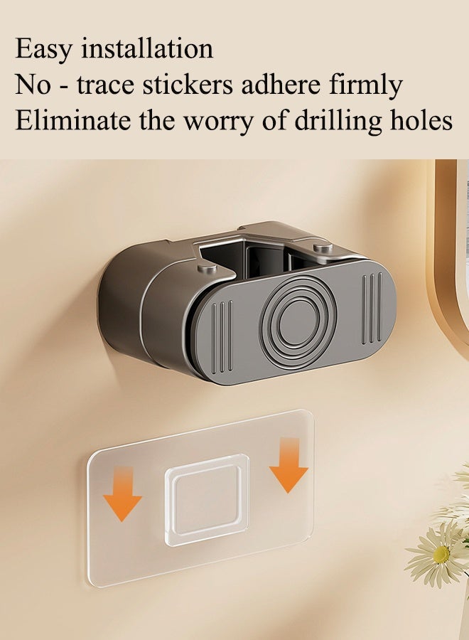 4Pcs Broom Holder Wall-Mounted Mop Holder No Punching Strong Load-Bearing Suitable for Kitchens, Garages, Storage Rooms - Image 4