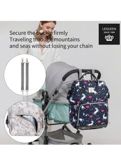 LEQUEEN lequeen diaper bag set , 7th edition diamond , unicorn  - Image 4
