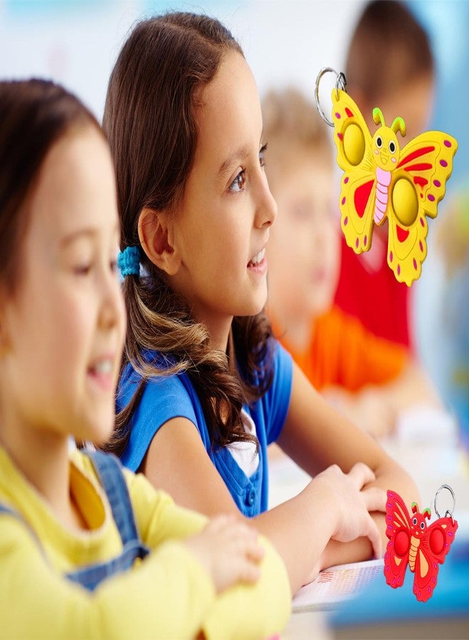 ١٠ عبوات من فقاعات صغيرة على شكل فراشات، هدايا للطلاب والمعلمين، ألعاب للأطفال، هدايا حفلات الأعياد - Image 4