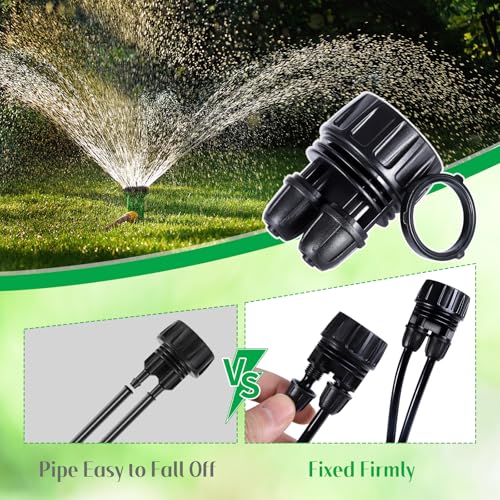 FULAIERGD 3/4'' to1/4'' Irrigation Hose Adapter, Drip Line to Faucet 3/4"Faucet Adapter to1/4" Irrigation tubing Drip Irrigation Hose Adapters, Garden Hose to 1/4 Tubing Adapter for Irrigation System - Image 3