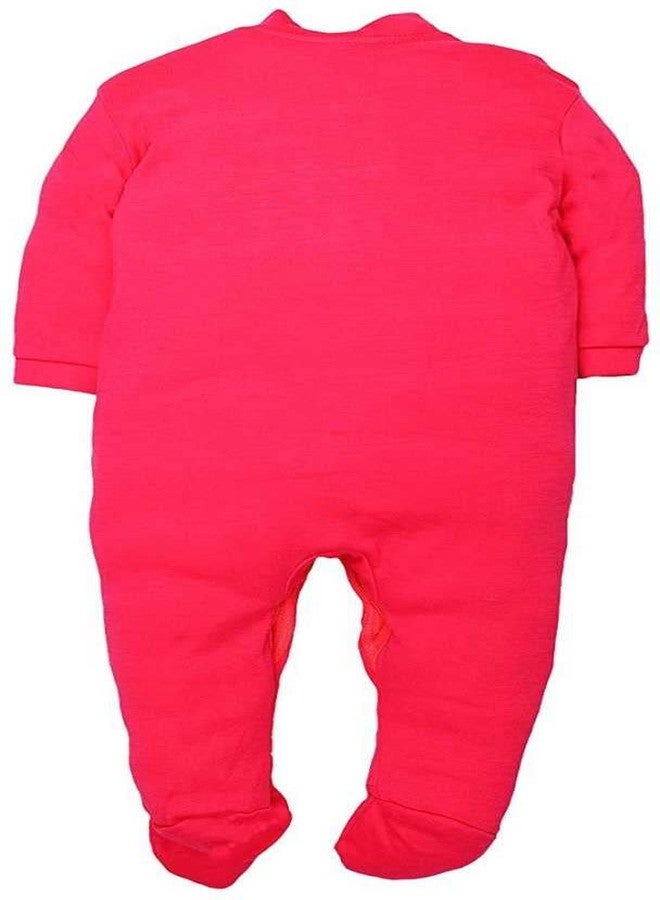 TiniBerry Baby Long Sleeve Cotton Full Body Sleep Suit, Romper for Boys and Girls Set of 3 (6-9 Months, Rani) - Image 5