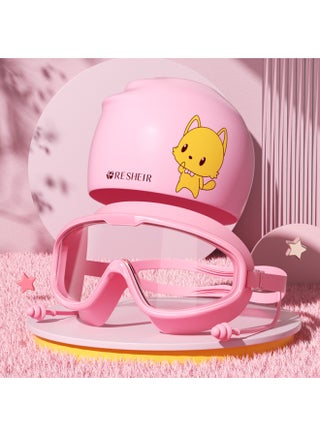 Swimming Goggles Waterproof Anti-Fog HD Myopia Men's And Women's Large Frame Swimming Glasses Drifting Goggles Swimming Cap Swimming Goggles Suit-Color:Sakura Pink [children's Style] Boxed + Children's Swimming Cap - Flat Light - pzsku/Z9D7C24EC4D1549673AEBZ/45/1747571417/697511ab-06fb-4038-91f7-971f5f44ba1e