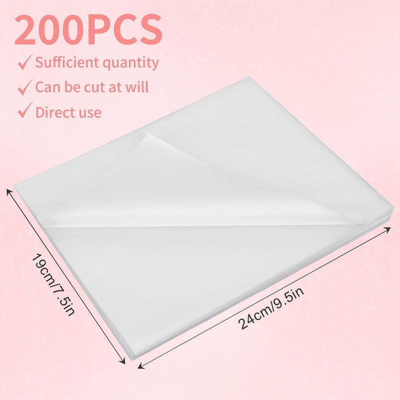 RAQEHO 200 Nail Dust Collector Filter - Disposable Nail Fan Filter Paper Nail Vacuum Dust Filter Sheet for Nail Vacuum Cleaner Nail Filter Dust Collector Nail Accessories for Nail Salon Technician - Image 2