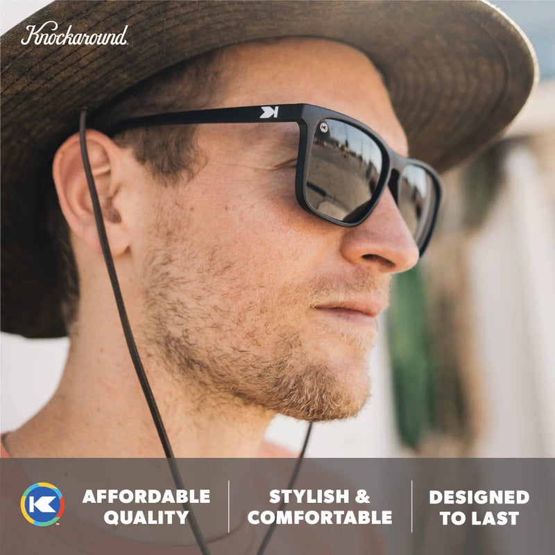 Knockaround Fast Lanes Polarized Lightweight Sunglasses for Men & Women - UV400 Protection - Image 5