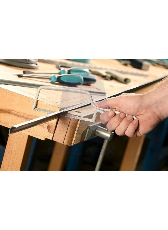 Royal Apex Small Junior Mini Steel Hacksaw Frame Saw Blades 6Inch For Wood And Metal Cutting  - Image 5