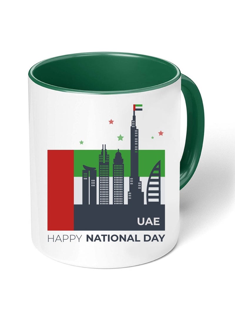 UAE National Day Two Tone Ceramic Mug - A Nation Where Dreams Come True - Gifts for UAE National Day - Image 1