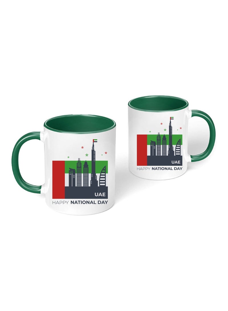 UAE National Day Two Tone Ceramic Mug - A Nation Where Dreams Come True - Gifts for UAE National Day - Image 3
