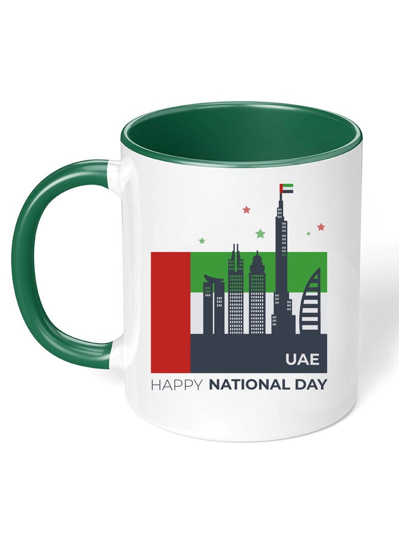 UAE National Day Two Tone Ceramic Mug - A Nation Where Dreams Come True - Gifts for UAE National Day - Image 2