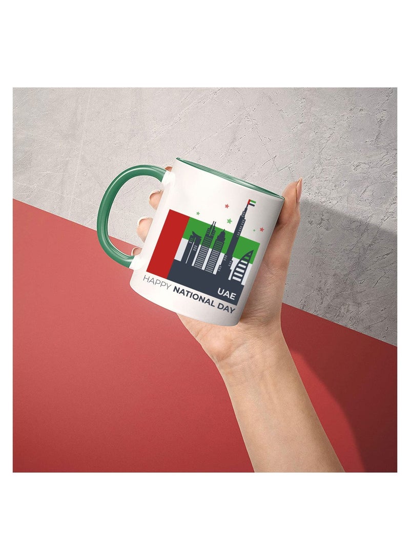 UAE National Day Two Tone Ceramic Mug - A Nation Where Dreams Come True - Gifts for UAE National Day - Image 4