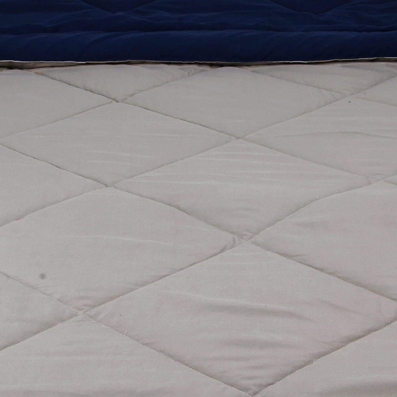 SVT SVT Microfiber 200TC Comforter Double Bed_Blue Grey  - Image 5