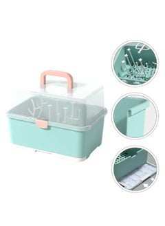 MIXDE Baby Bottle Drying Racks with Anti-dust Cover, TAME Nursing Bottle Storage Box Baby Dinnerware Organizer, Easy to Clean Drainer, Durable Countertop Dryer  - Image 5