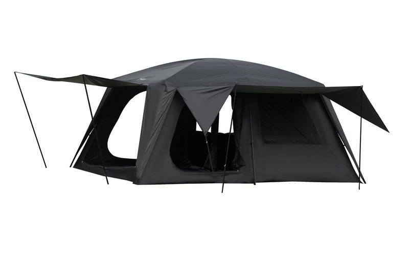 Vidalido 8-10 Person Camping Tent with 3 Door 2 Room Large Family Cabin Tents, Double Layer Waterproof Portable Glamping Tent, Big Tents for Outdoor Picnic Camping Hiking and Family Gathering - Image 1