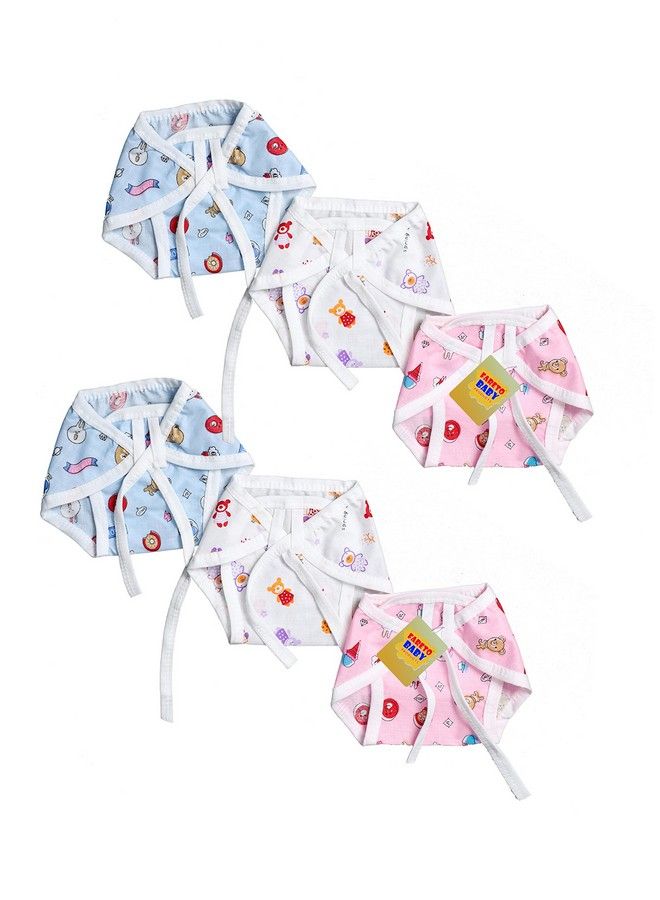FARETO Baby Cotton Cloth Single Layer Nappies Pack Of 24 Pcs (Multi)(0 6 Months) - Image 3
