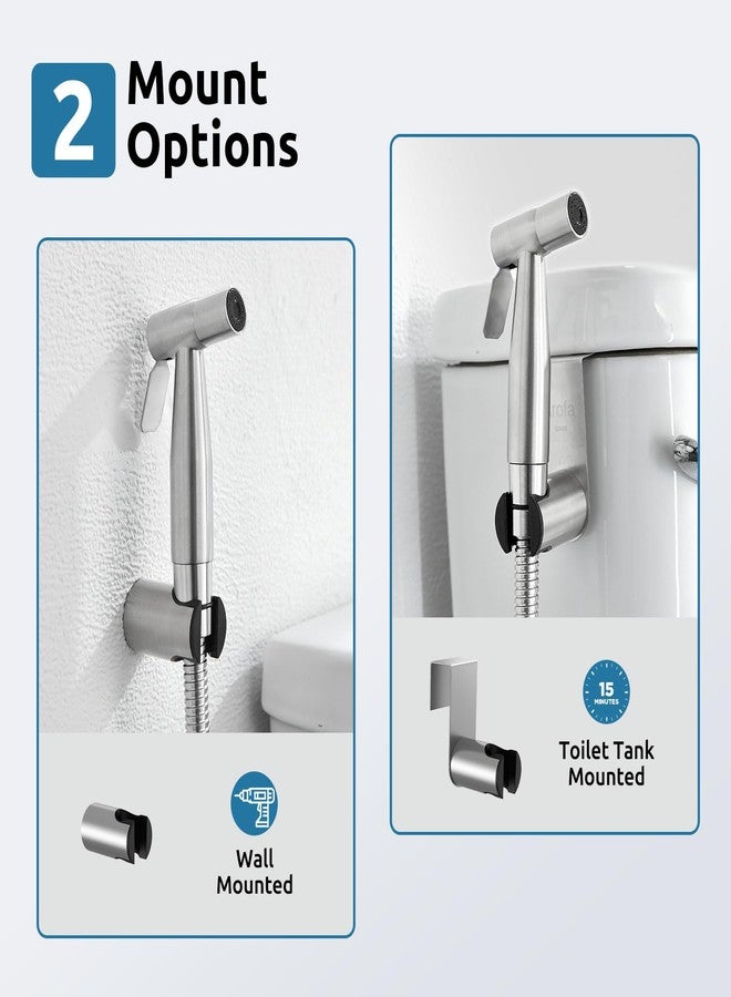 BRITULIF Hot and Cold Bidet Sprayer for Toilet, Bidet Attachment for Warm Water, Jet Sprayer for Toilet Muslim Shower, Ideal for Feminine Hygiene, Pet Cleaning, Cloth Diapers, and Elderly Care - Image 4