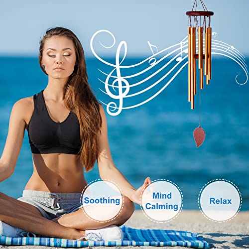 SuninYo Memorial Wind Chimes for Outside Outdoor Clearance,Sympathy Wind Chimes for Loss of Love One,Small Wind Chimes Gifts for Women/Mother,Garden Decor - Image 2