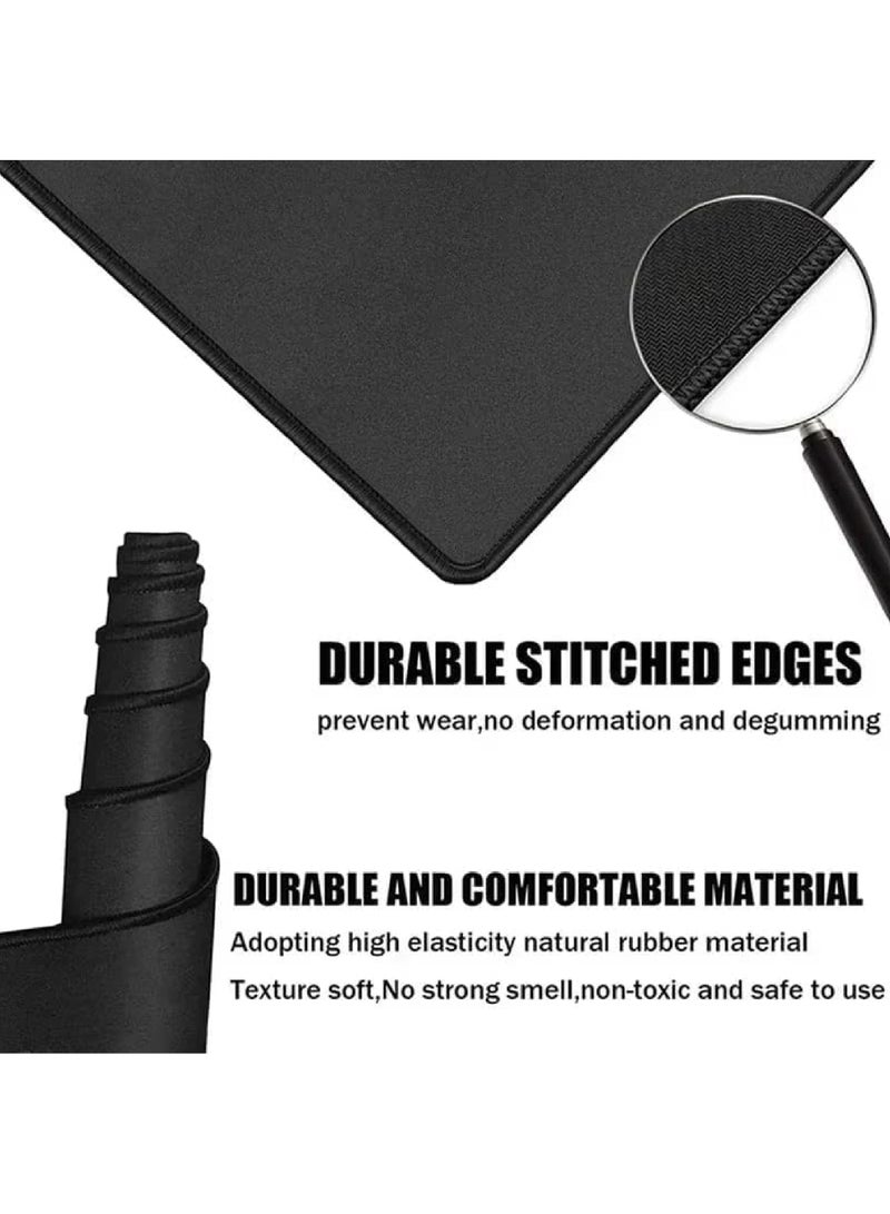 Rock Pow Gaming Mouse Pad, Large Non-Slip Rubber Base, Extended Desk Mat for Home Office, Gaming Room, 300x800x3mm, Stitched Edges - Image 5