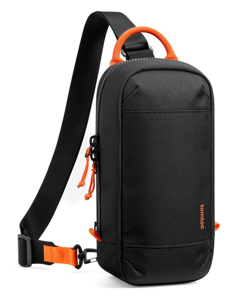tomtoc Sling Crossbody Bag for Nintendo Switch 2, Protective Travel Chest Carrying Gaming Pouch with 8 Game Cartridges Slots - Image 1