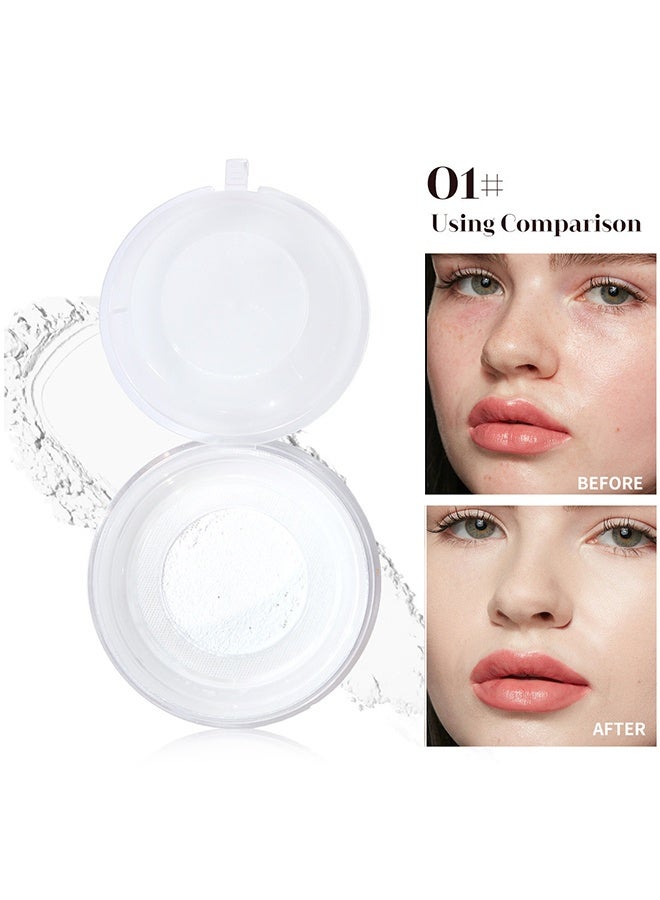 maffick Makeup Setting Powder High Definition Powder - Soft Luminance, Lightweight Loose Powder for Perfect Makeup #01 - Image 1