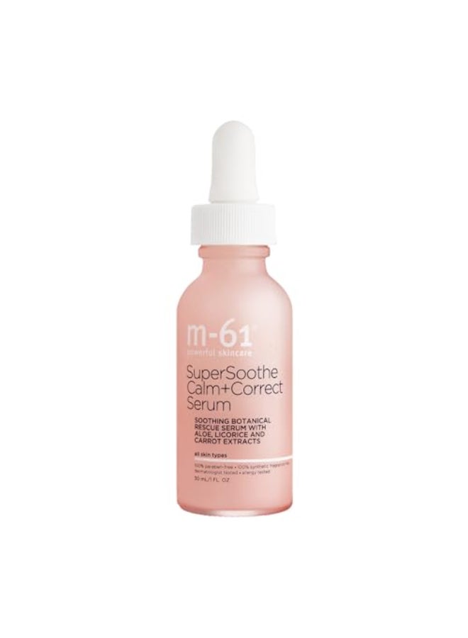M-61 m61 SuperSoothe CalmCorrect Serum Soothing Botanical Rescue Serum To Calm Skin Hydrate and Reduce Redness For Sensitive Skin 1 Fl Oz - Image 1